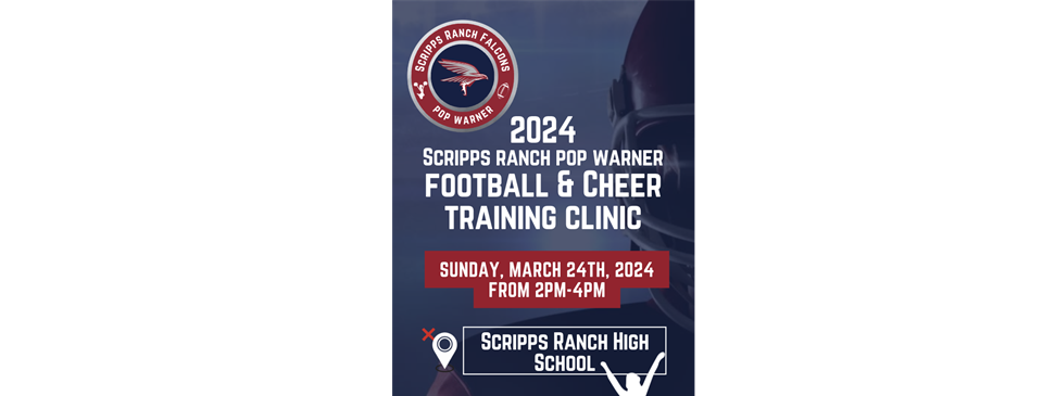 March 24th, 2024 Spring Football & Cheer Training Clinic