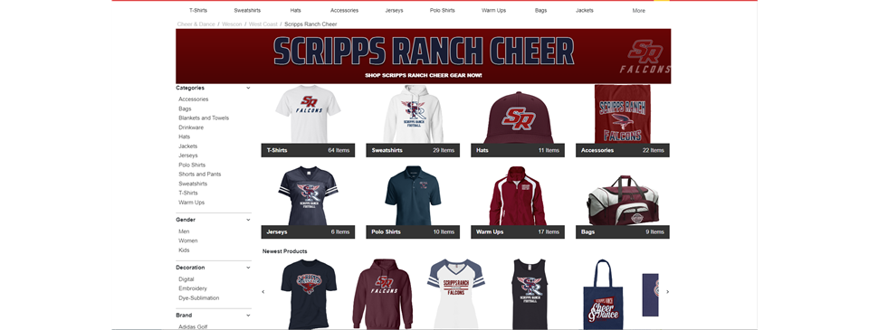 New Online Store for Cheer