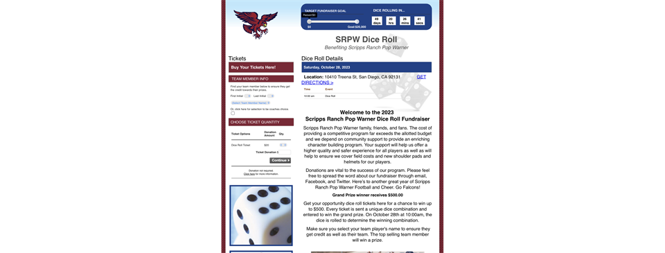 2023 Dice Roll Fundraiser