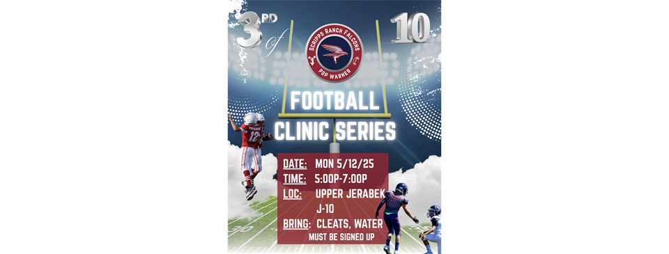 SRPW Football & Cheer Clinic SERIES 